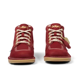 Botas Kick Hi Goldie unisex para adultos, color rojo