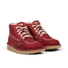 Botas Kick Hi Goldie unisex para adultos, color rojo