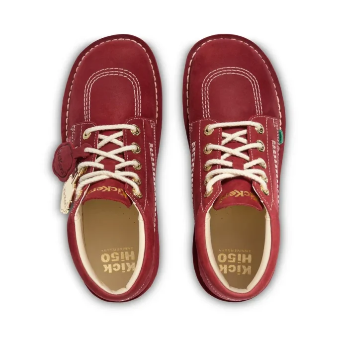 Botas Kick Hi Goldie unisex para adultos, color rojo