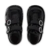 Botas Kick Hi Meadow de charol para niñas, color negro