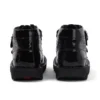 Botas Kick Hi Meadow de charol para niñas, color negro