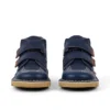 Botas Kick Hi Roll de piel azul marino unisex para niños
