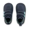 Botas Kick Hi Roll ZigZag de piel azul marino para niño pequeño