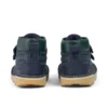 Botas Kick Hi Roll ZigZag de piel azul marino para niño pequeño