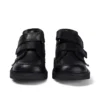 Botas Kick Hi Scuff de piel para niño pequeño, color negro