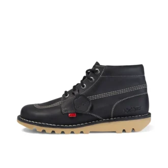 Botas Kick Hi unisex para adultos, negras/blancas