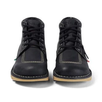 Botas Kick Hi unisex para adultos, negras/blancas