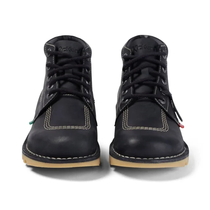 Botas Kick Hi unisex para adultos, negras/blancas