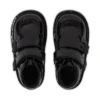 Botas Kick Hi Vel Brogue de charol para niñas, color negro