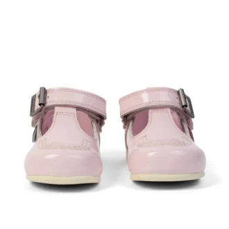 Botas Kick T-Bar para niña, rosa claro
