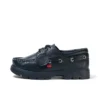 Botas náuticas Lennon unisex para adultos, de piel negra