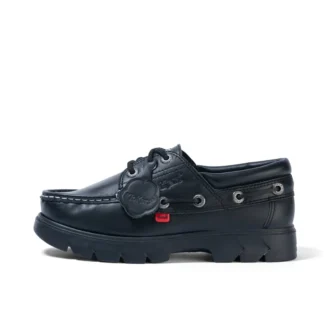 Botas náuticas Lennon unisex para adultos, de piel negra