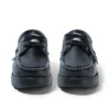 Botas náuticas Lennon unisex para adultos, de piel negra