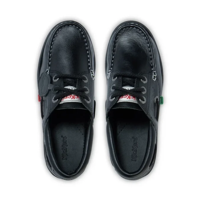 Botas náuticas Lennon unisex para adultos, de piel negra