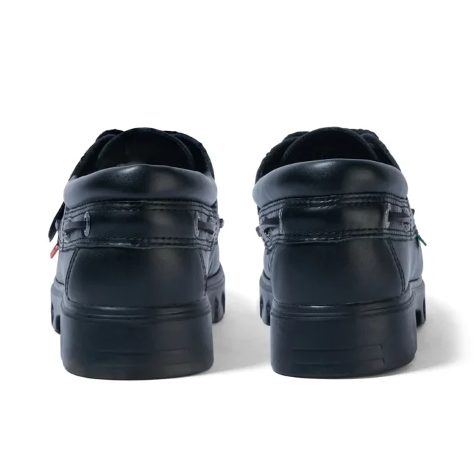 Botas náuticas Lennon unisex para adultos, de piel negra