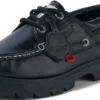 Botas náuticas Lennon unisex para adultos, de piel negra