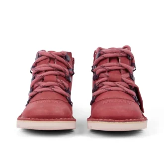 Botas unisex para niños Kick Hi Explore de piel rosa