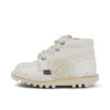 Botas unisex para niños Kick Hi Glitter, blancas