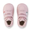 Botas unisex para niños Kick Hi Roll de piel rosa claro