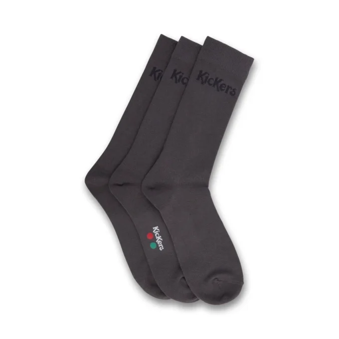 Calcetines unisex para adultos de uso diario, paquete de 3, grises