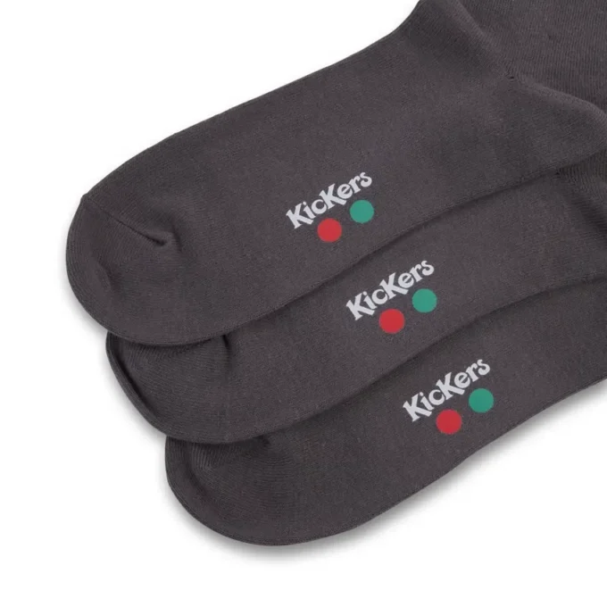 Calcetines unisex para adultos de uso diario, paquete de 3, grises