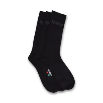 Calcetines unisex para adultos Everyday Crew, paquete de 3, negros