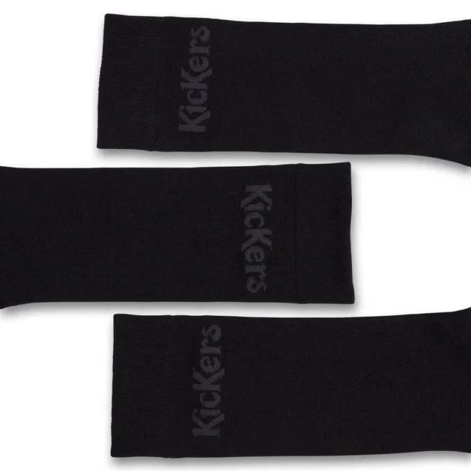 Calcetines unisex para adultos Everyday Crew, paquete de 3, negros