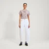 Camiseta ajustada clásica Kickers para mujer, multicolor