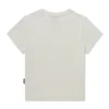 Camiseta clásica ajustada Kickers para mujer, color blanco
