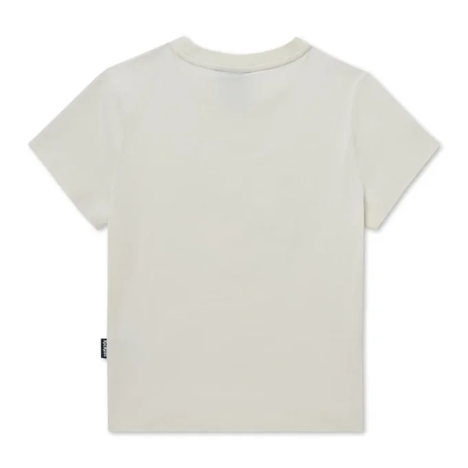 Camiseta clásica ajustada Kickers para mujer, color blanco