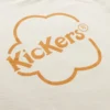 Camiseta clásica ajustada Kickers para mujer, color blanco