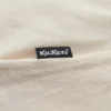 Camiseta clásica ajustada Kickers para mujer, color blanco