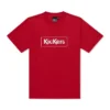 Camiseta clásica con logotipo en recuadro de Kickers para hombre, color rojo