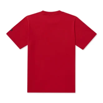 Camiseta clásica con logotipo en recuadro de Kickers para hombre, color rojo
