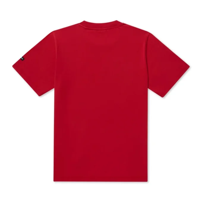 Camiseta clásica con logotipo en recuadro de Kickers para hombre, color rojo