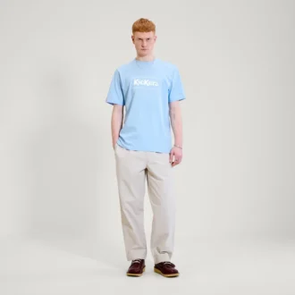 Camiseta clásica de hombre Kickers azul