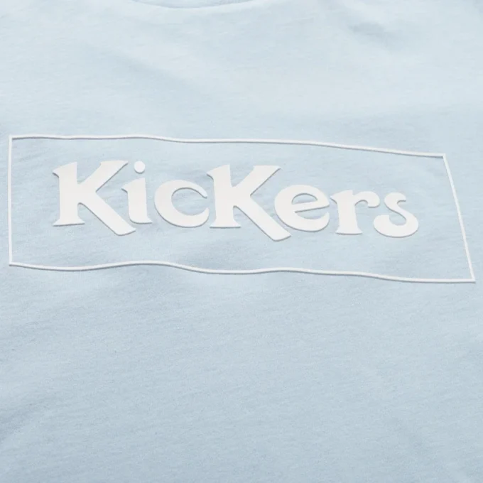 Camiseta clásica de hombre Kickers azul