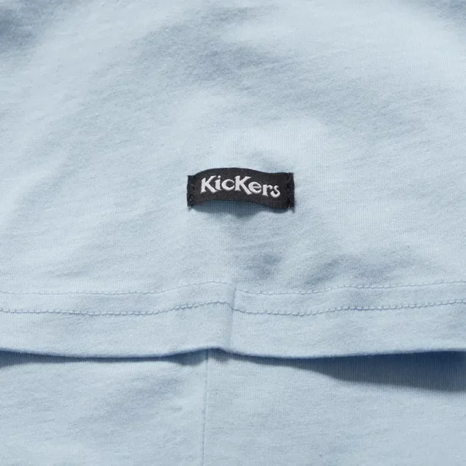 Camiseta clásica de hombre Kickers azul