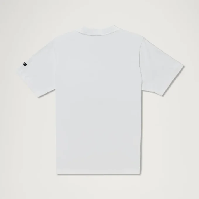 Camiseta clásica de manga corta Kickers para hombre, color blanco
