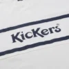 Camiseta clásica de manga corta Kickers para hombre, color blanco