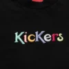 Camiseta clásica de manga corta Kickers unisex para adultos, color negro