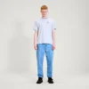 Camiseta clásica Kickers para hombre, gris