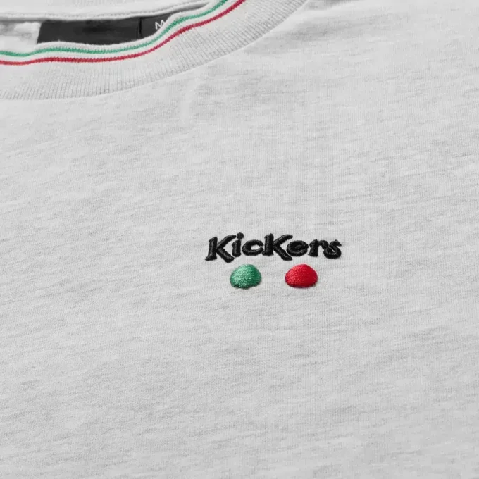 Camiseta clásica Kickers para hombre, gris