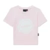 Camiseta clásica ligera Kickers para mujer, color rosa