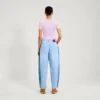 Camiseta clásica ligera Kickers para mujer, color rosa