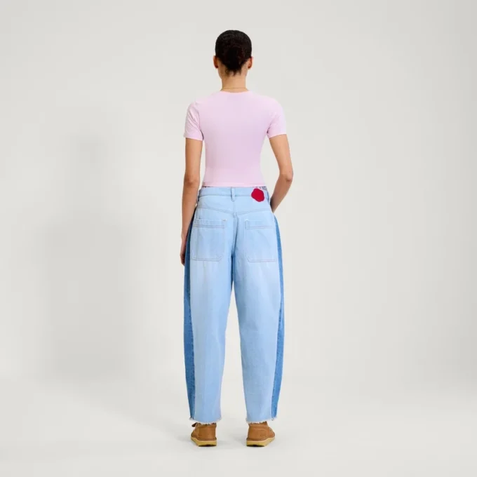 Camiseta clásica ligera Kickers para mujer, color rosa