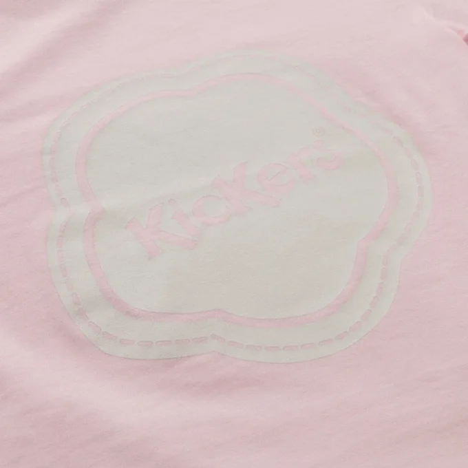 Camiseta clásica ligera Kickers para mujer, color rosa