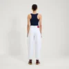 Camiseta sin mangas Classic Ribbed de Kickers para mujer, azul marino