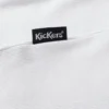 Camiseta sin mangas clásica de canalé Kickers para mujer, color blanco