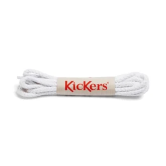 Cordones de algodón unisex para adultos, blancos